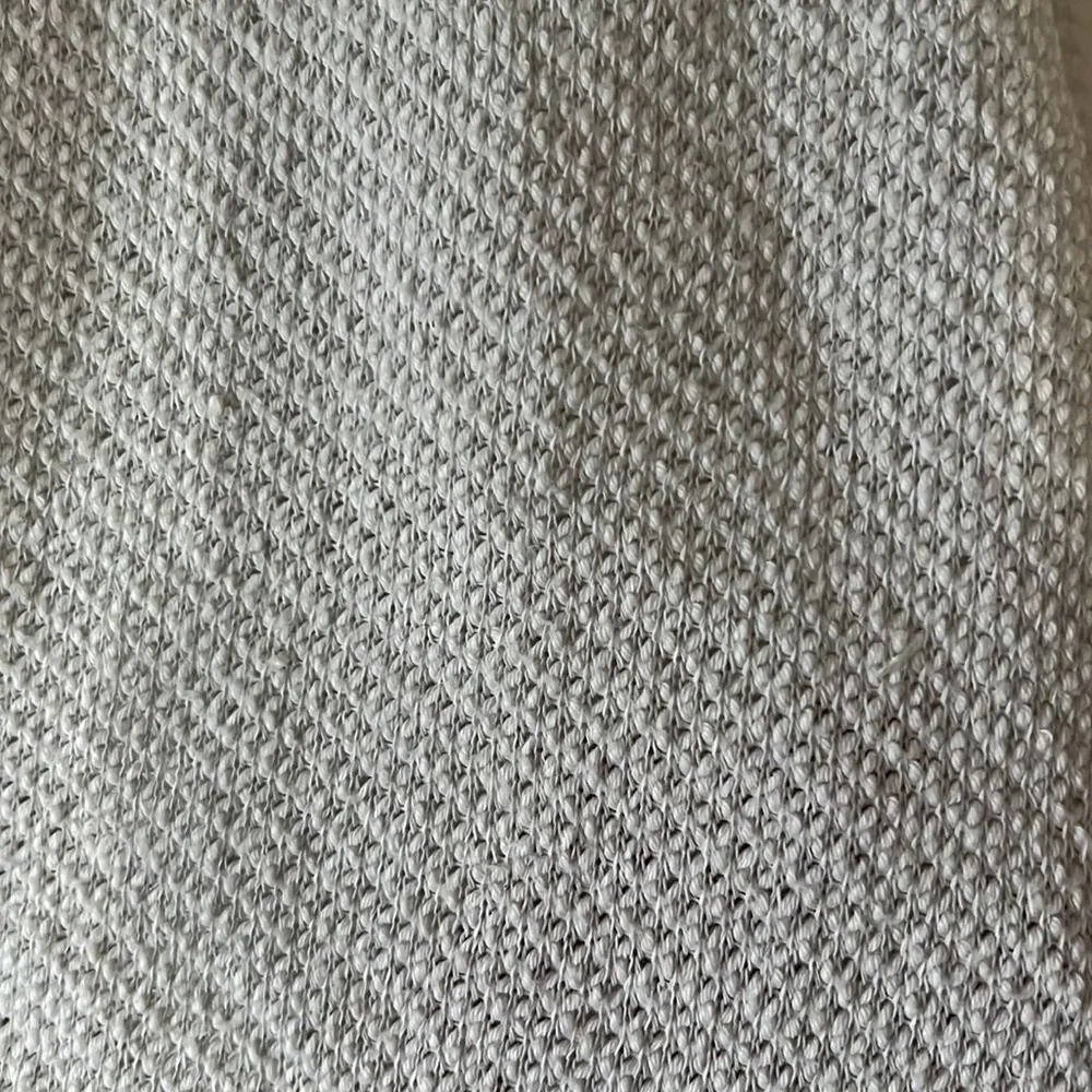 Eileen Fisher 100%‎ Organic Cotton Knit Open Cardigan Light Gray, Sz XS TP
